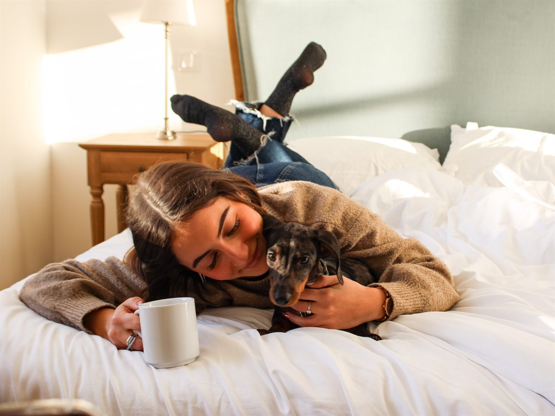 Moment de détente dans un appartement de la Résidence