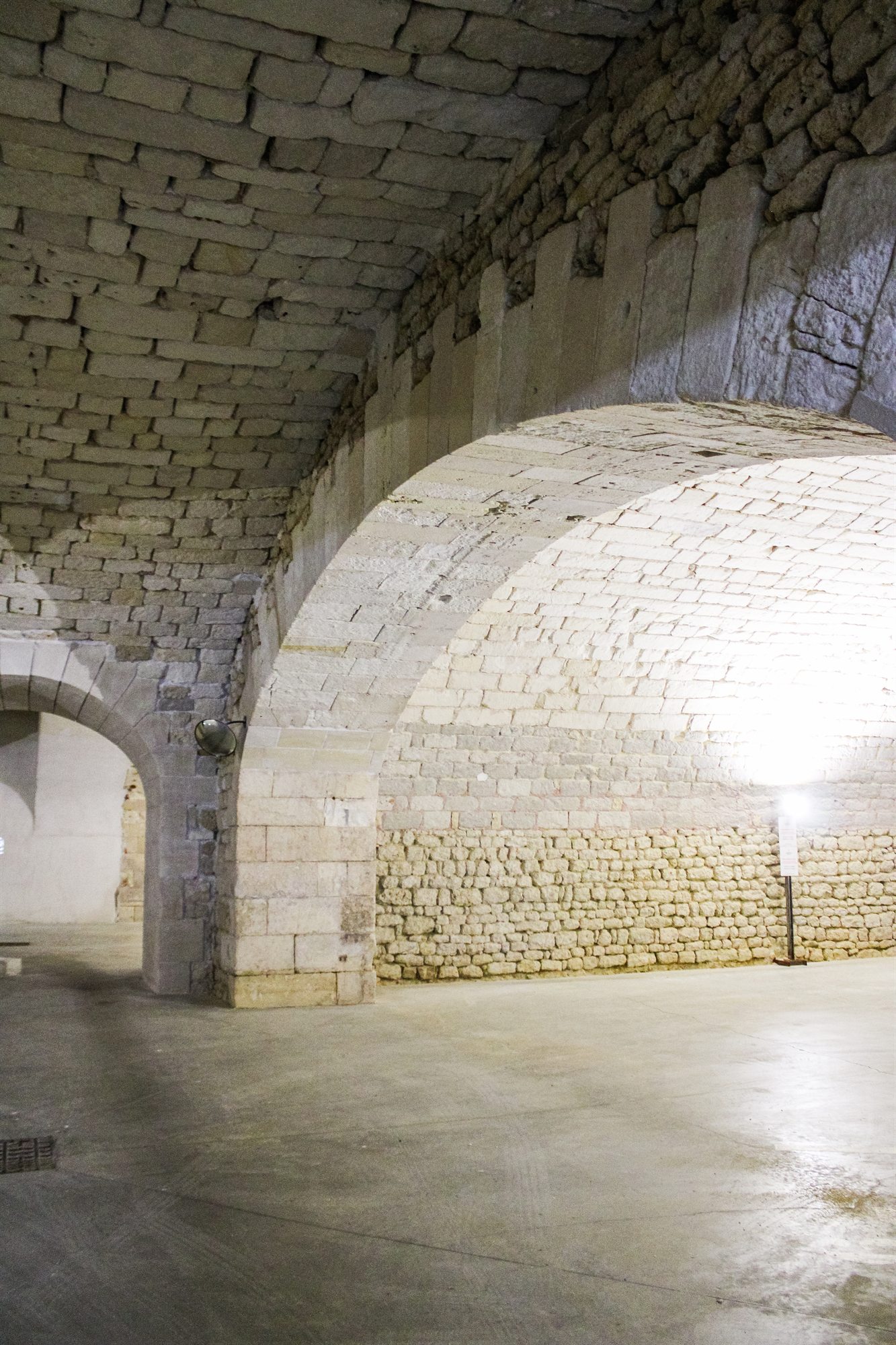 Parking souterrain voûté de la Résidence