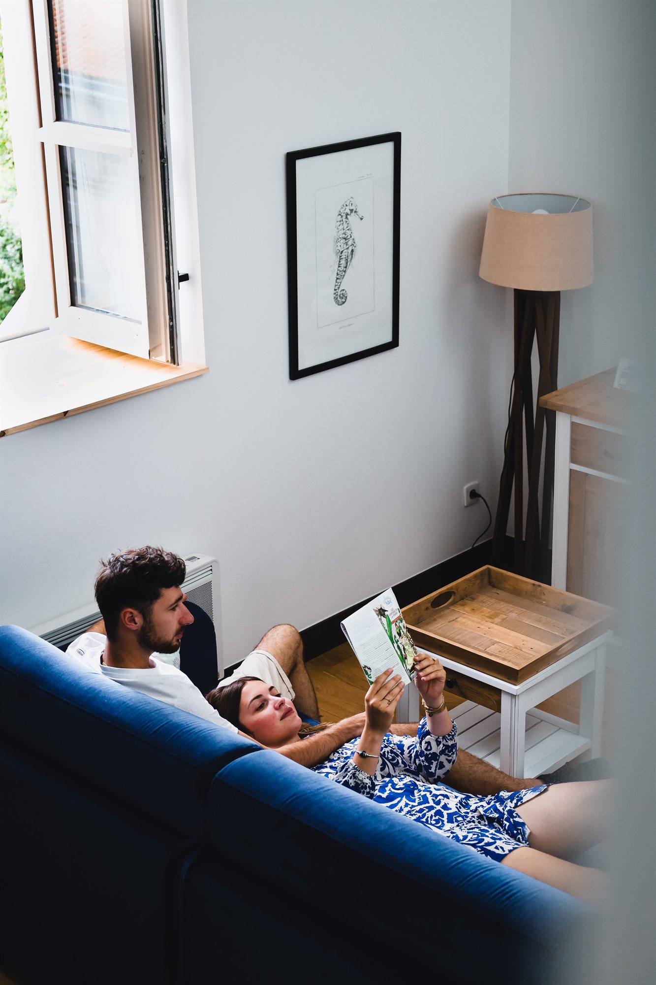 En famille, moment de détente dans un appartement de la Résidence